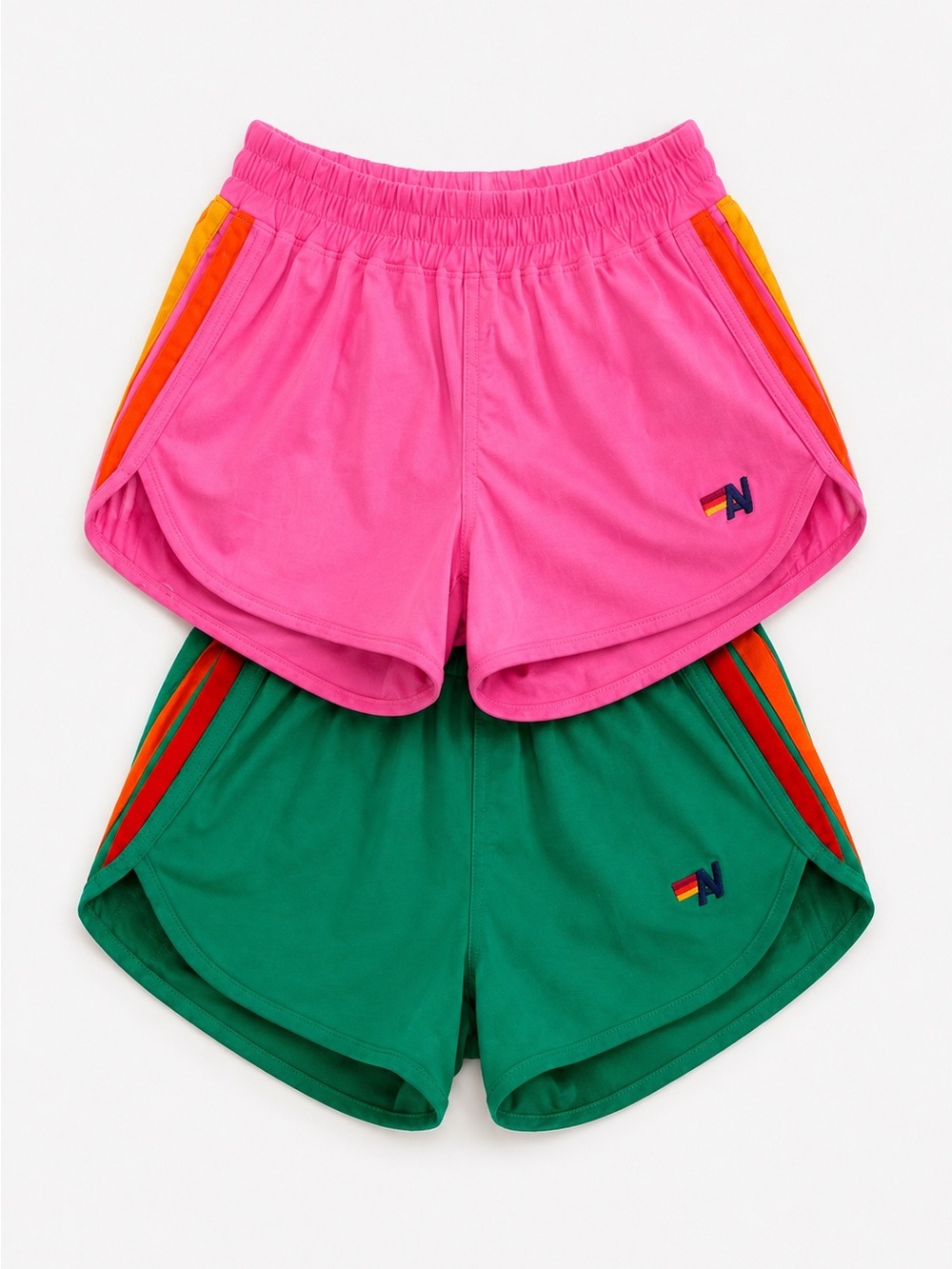AVIATOR‎ NATION Boys 5 Stripe Flex Jogger Board Shorts Lot of Two 2T